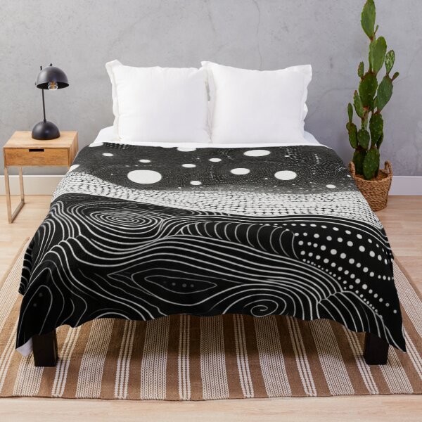 Item preview, Aboriginal Inspired Dot Art - Monochrome Awareness designed and sold by GrinGalore.