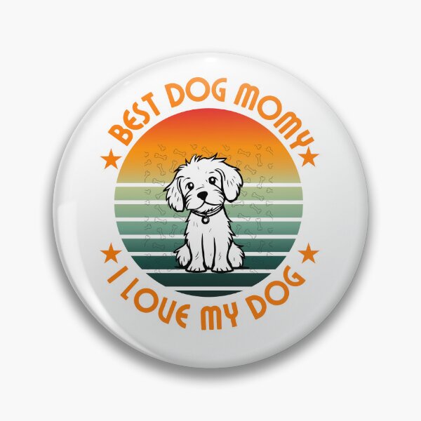 Item preview, BEST DOG MOM designed and sold by Cloud9bd.