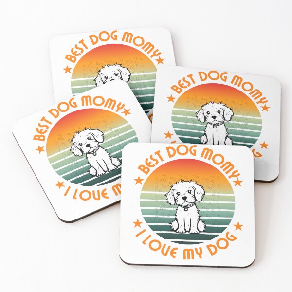 Item preview, BEST DOG MOM designed and sold by Cloud9bd.