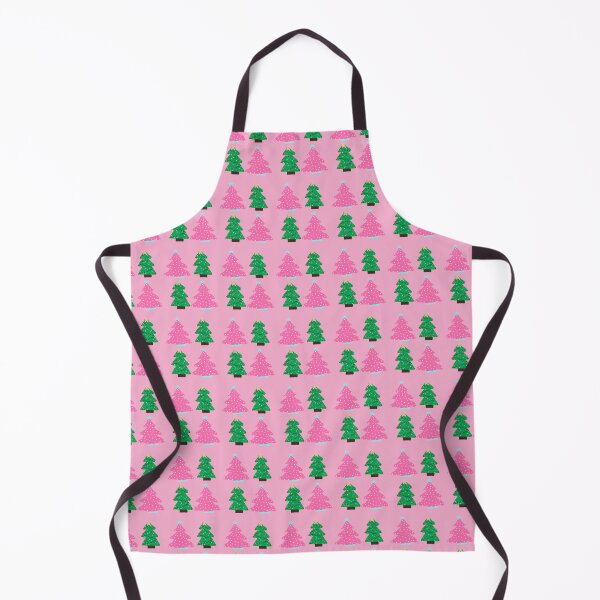 Item preview, Pink and Green Contemporary Christmas Tree Print designed and sold by DanielleGensler.