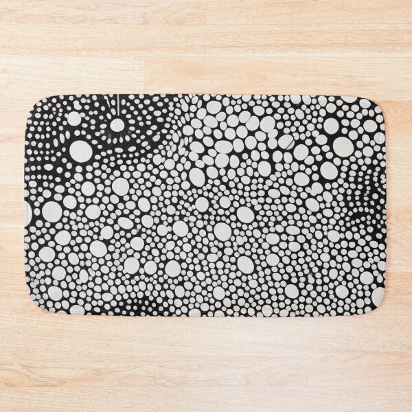 Item preview, Aboriginal Inspired Dot Art - Monochrome Pebbles designed and sold by GrinGalore.