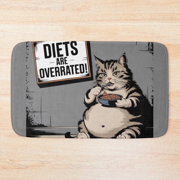 Item preview, Cute fat cat designed and sold by luna--design.
