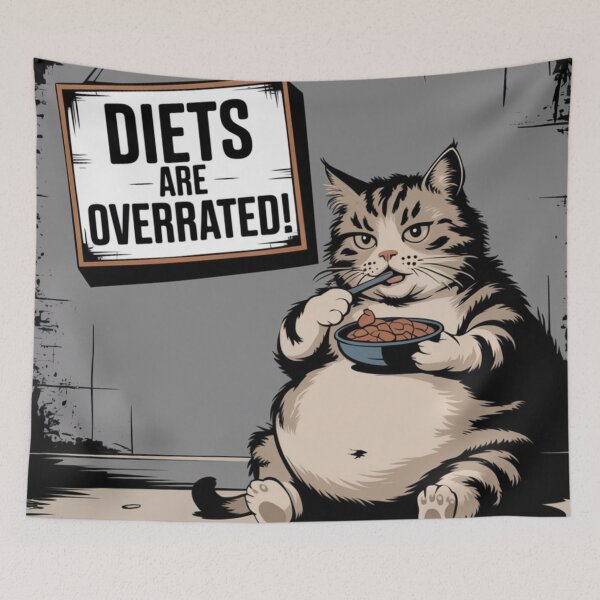 Item preview, Cute fat cat designed and sold by luna--design.