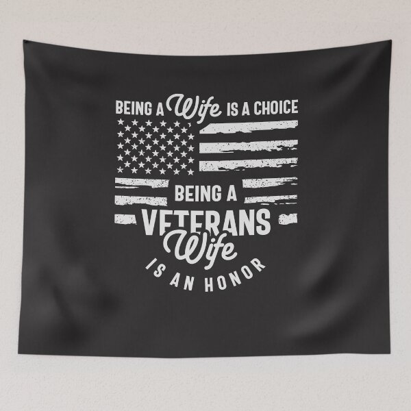 Item preview, Proud Veteran’s Wife - Honoring Strength and Sacrifice designed and sold by cidolopez.
