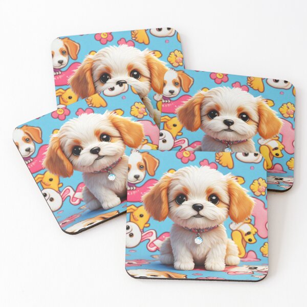 Item preview, Colorful Cute Puppy designed and sold by Bunmigraphics .