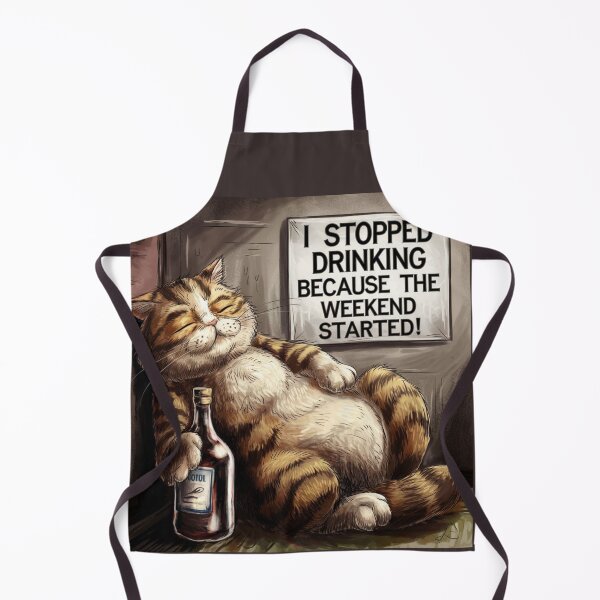 Item preview, Cute drunk cat designed and sold by luna--design.