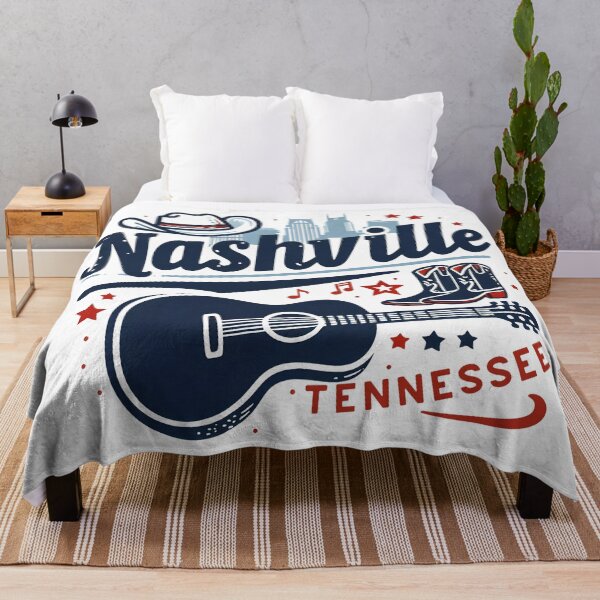 Artikelvorschau, Skyline von Nashville, Tennessee, Countrymusik entworfen und verkauft von HowToCanadian.