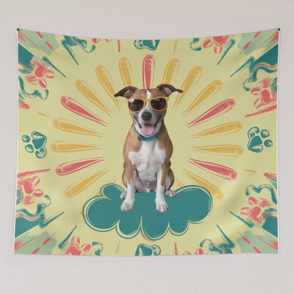 Item preview, Funky Dog Graphic – Bold and Playful Design designed and sold by Khadija406.