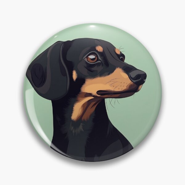 Item preview, Dachshund against green background designed and sold by davidalv.