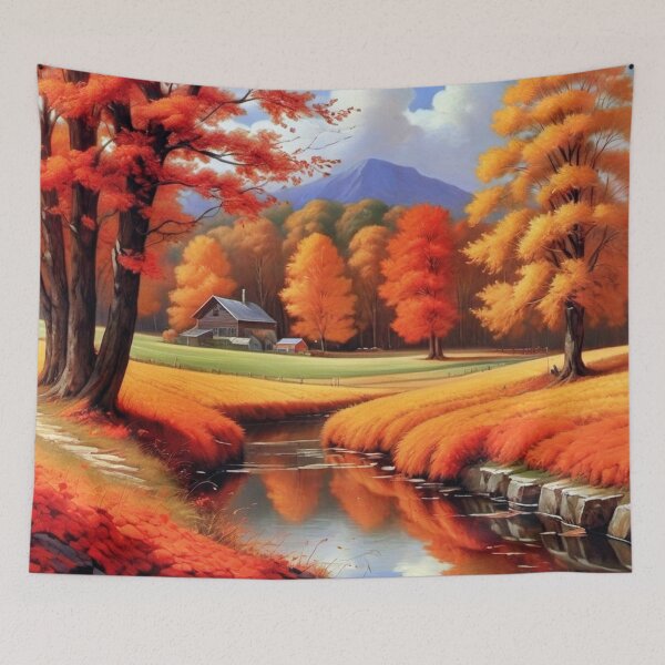 Item preview, Autumnal Fall Landscape designed and sold by Bunmigraphics .