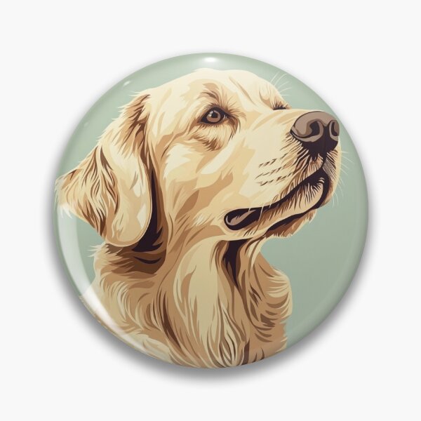 Item preview, Golden Retriever against green background designed and sold by davidalv.