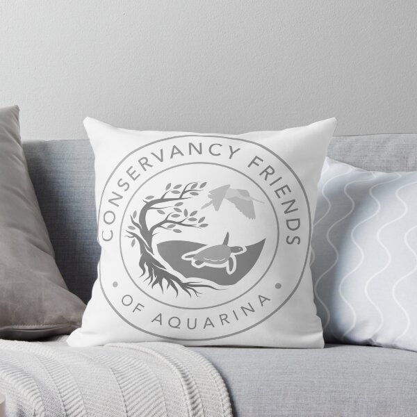 Item preview, Conservancy Friends of Aquarina logo in grayscale with transparent background designed and sold by AquarinaFL.