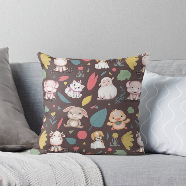 Item preview, Seamless pattern domestic animals. designed and sold by kidizajn.