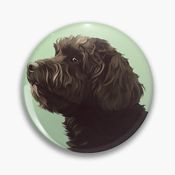 Item preview, Labradoodle against green background designed and sold by davidalv.