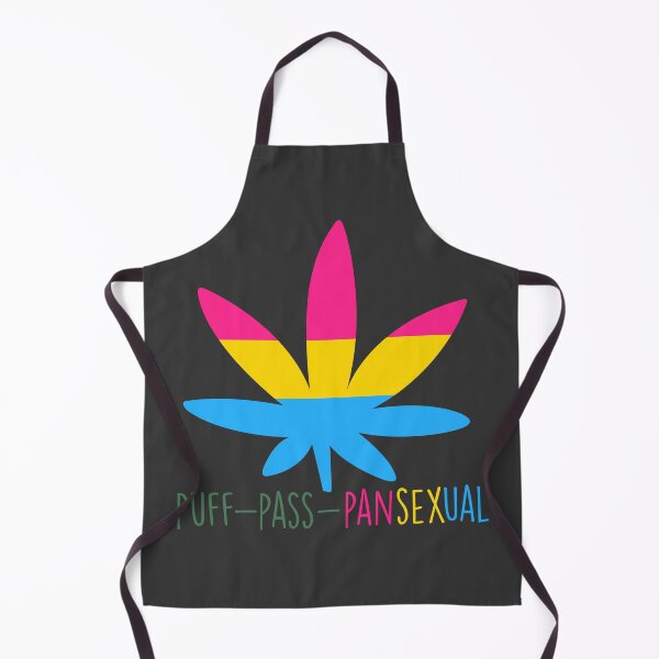 Item preview, Puff Pass Pansexual – Stoner Vibes designed and sold by Cannaxes Studio.
