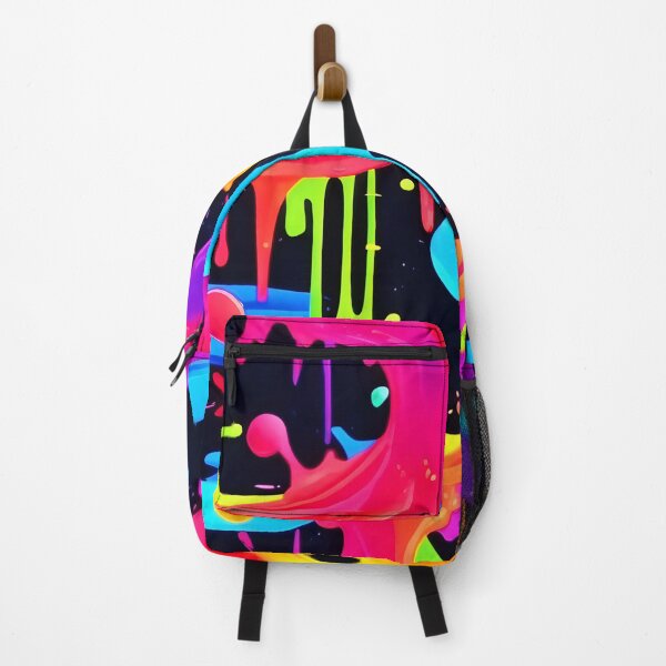 Item preview, Vibrant Neon Color Splash Art designed and sold by Health And Fitness Posts e-Store.