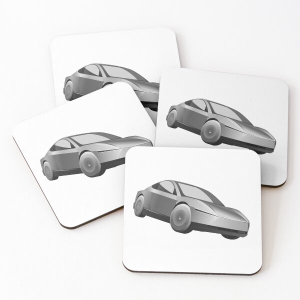 Item preview, OG Cyber Cab / Robo taxi - tech | minimalist | tesla Stickers designed and sold by PoshPixel.
