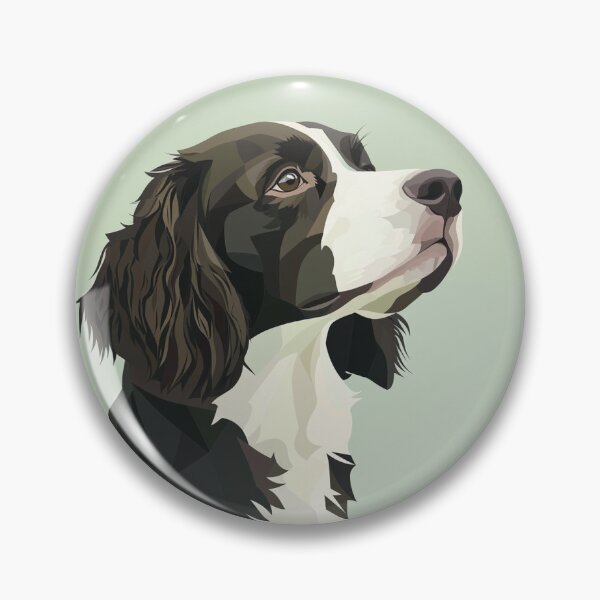 Item preview, Springer Spaniel against green background designed and sold by davidalv.
