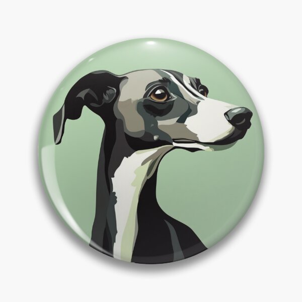 Item preview, Whippet against green background designed and sold by davidalv.