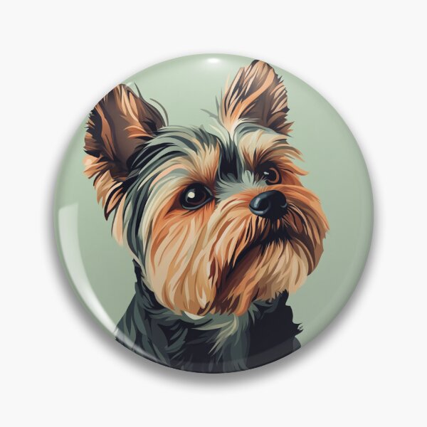 Item preview, Yorkshire Terrier against green background designed and sold by davidalv.