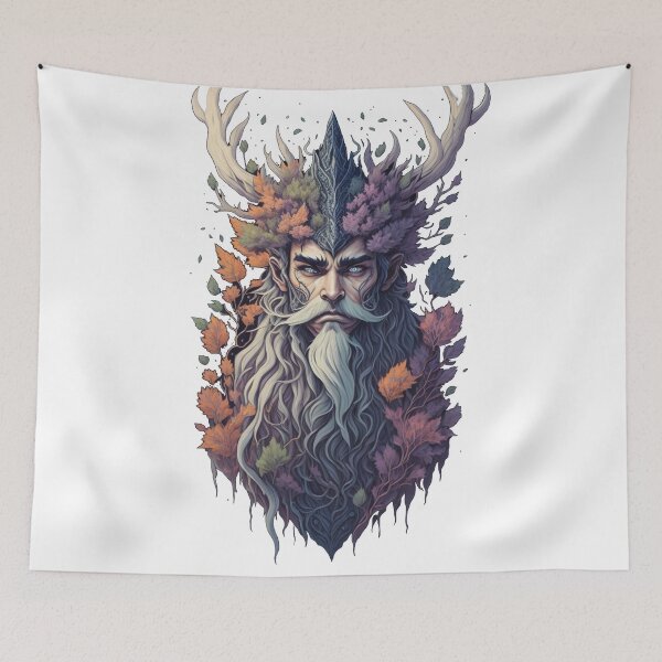 Item preview, Autumn Druid designed and sold by TondoMeander.