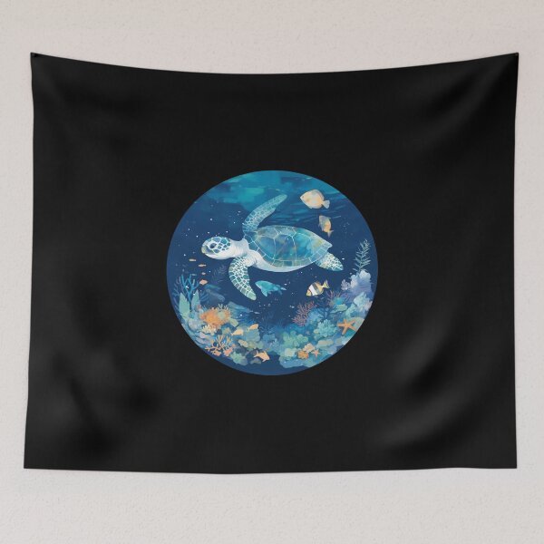 Item preview, Hawksbill sea turtle // endangered animals // sea turtle // Africa  designed and sold by SMARTKIT  DESIGNAGENCY.
