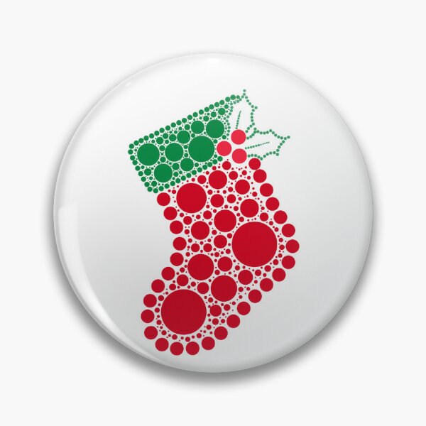 Artikelvorschau, Weihnachtsstrumpf Dot Art entworfen und verkauft von Cardiff Creative.