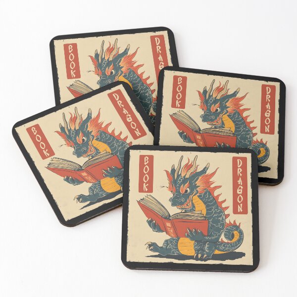 Item preview, Book Dragon | Perfect for Dragon Lovers & Book Lovers | Bookwyrm designed and sold by Playing In Mud.