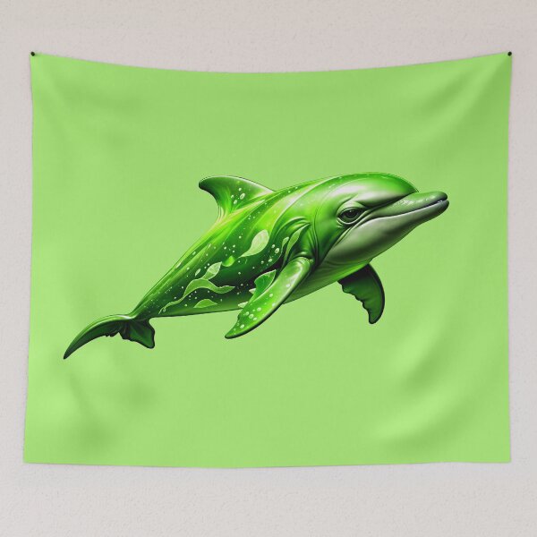 Item preview, The Green Fantasy Dolphin designed and sold by TheArtOfPat.