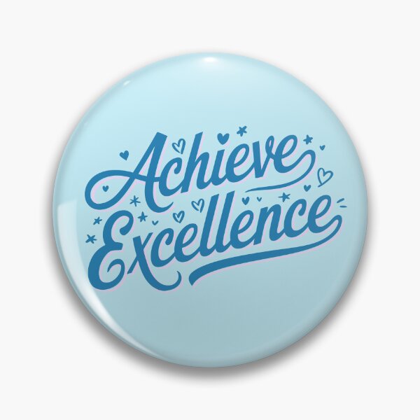 Item preview, Achieve Excellence - Motivational Typography Design designed and sold by serein32.