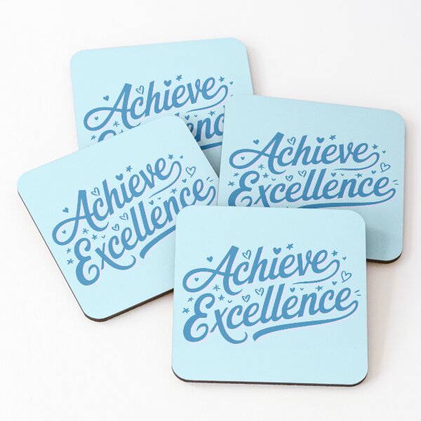 Item preview, Achieve Excellence - Motivational Typography Design designed and sold by serein32.