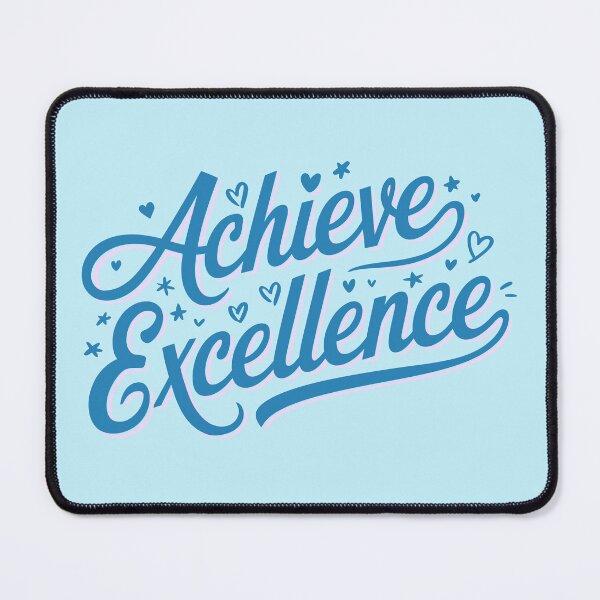 Item preview, Achieve Excellence - Motivational Typography Design designed and sold by serein32.