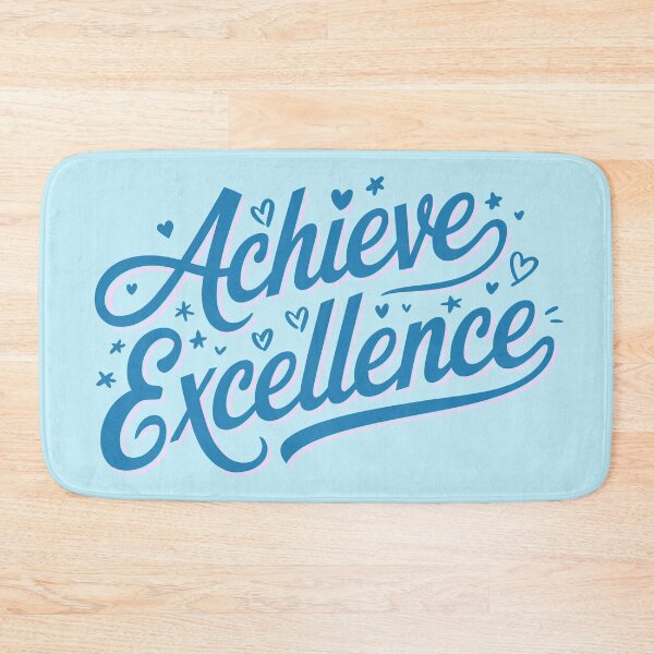 Item preview, Achieve Excellence - Motivational Typography Design designed and sold by serein32.