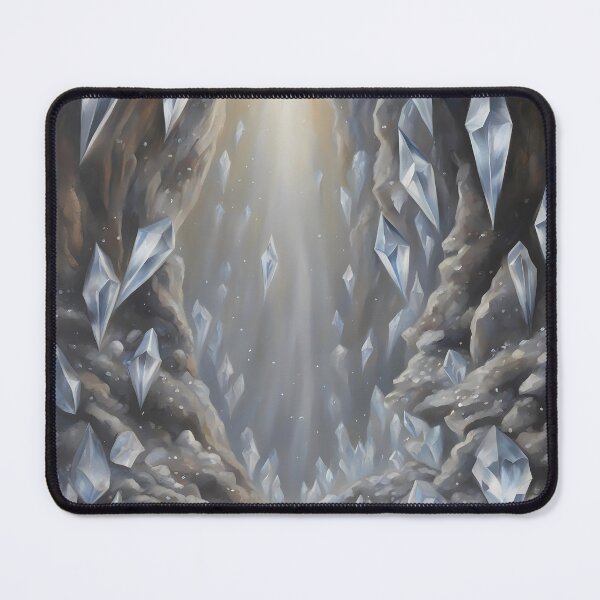 Item preview, Clear Quartz Crystals in Cave designed and sold by CalmnessbyChoice.
