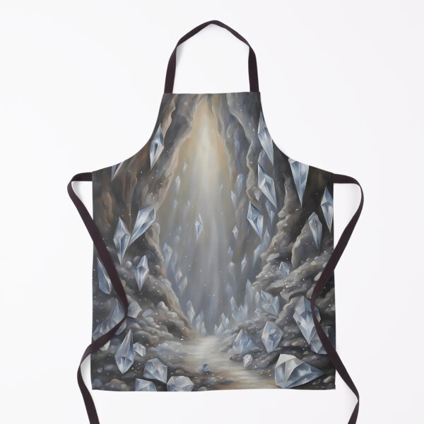Aperçu de l'œuvre Cristaux de quartz clairs dans la grotte créée et vendue par CalmnessbyChoice.