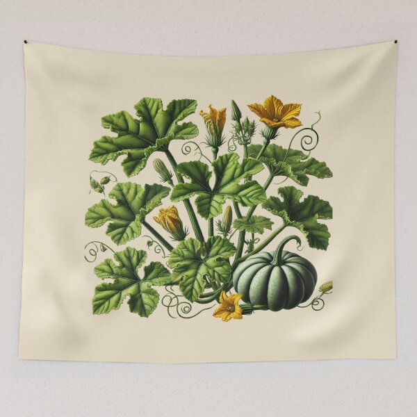 Item preview, Vibrant Cucurbita Pepo Pumpkin designed and sold by Blink Art Studio.