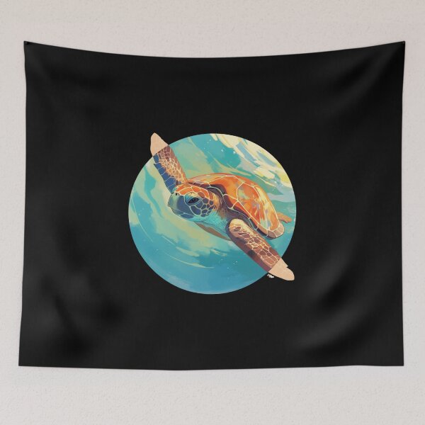 Item preview, Hawksbill sea turtle // endangered animals // sea turtle // Africa  designed and sold by SMARTKIT  DESIGNAGENCY.