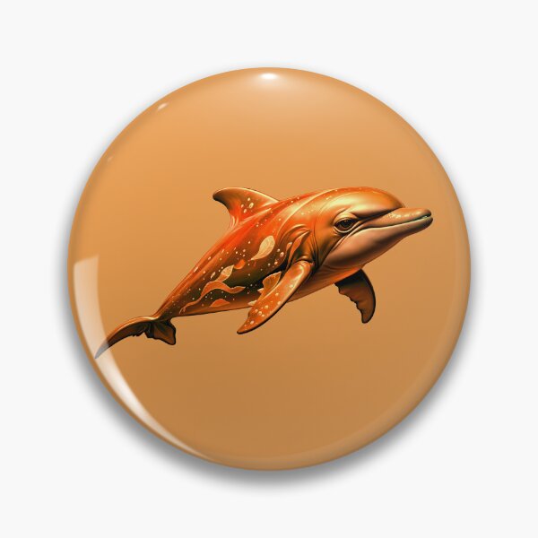 Item preview, The Orange Fantasy Dolphin designed and sold by TheArtOfPat.