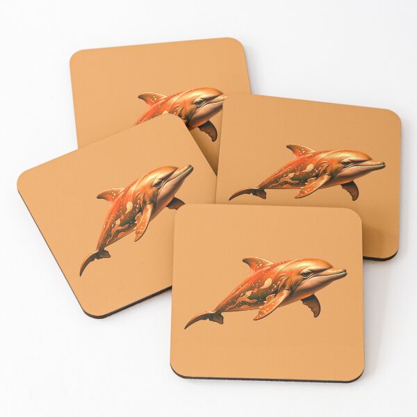 Item preview, The Orange Fantasy Dolphin designed and sold by TheArtOfPat.