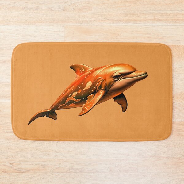 Item preview, The Orange Fantasy Dolphin designed and sold by TheArtOfPat.