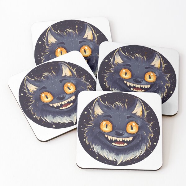 Item preview, Quirky Grinning Werewolf Face at Night designed and sold by CharmingQuill.