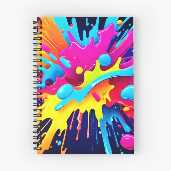 Item preview, Dynamic Fluorescent Paint Streaks designed and sold by Health And Fitness Posts e-Store.