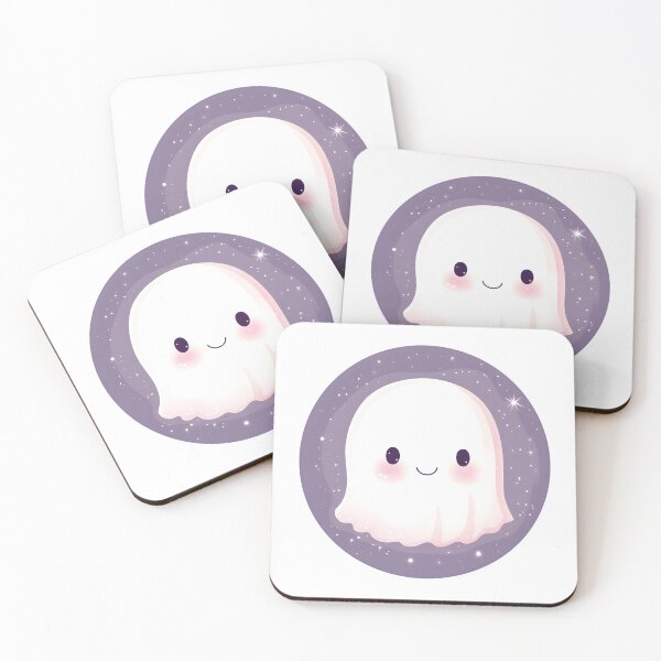 Item preview, Shy Ghost Surrounded by Purple Stars designed and sold by CharmingQuill.