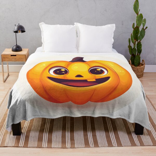 Item preview, Bright-Eyed Pumpkin with a Big Smile designed and sold by CharmingQuill.