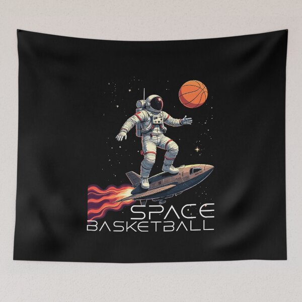 Item preview, Space Basketball Astronaut Spaceship Gift designed and sold by Pineapple-Tree.