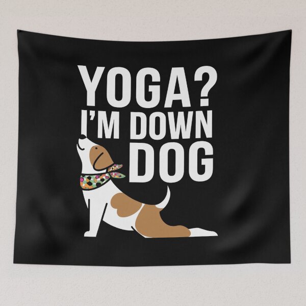 Item preview, Yoga I'm Down, Dog, Funny yoga essential for yoga instructor designed and sold by Angie-Atelier.