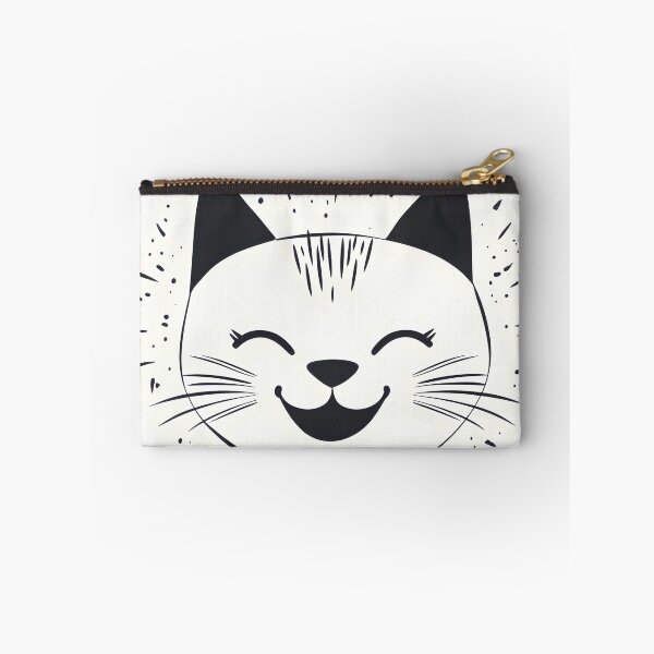 Item preview, Smiling Cat Face With Radiant Whiskers designed and sold by CharmingQuill.