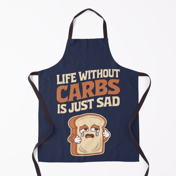 Item preview, Life Without Carbs Is Just Sad, Carbs Lovers, Anti-Diet  Vintage Style  designed and sold by Anniko Art Studio.