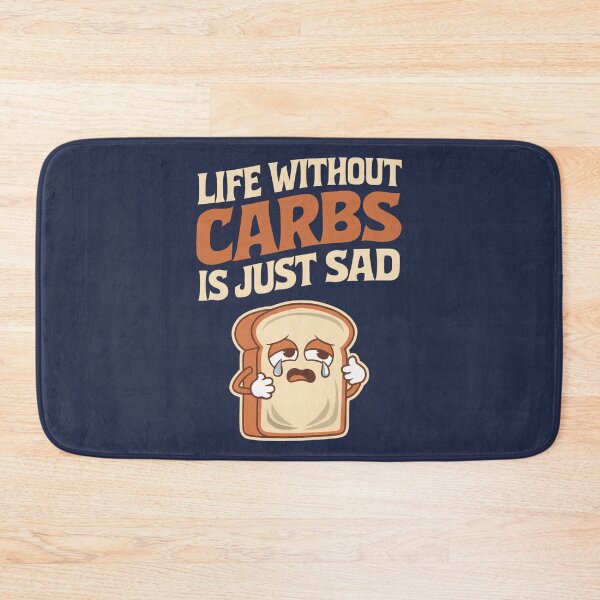 Item preview, Life Without Carbs Is Just Sad, Carbs Lovers, Anti-Diet  Vintage Style  designed and sold by Anniko Art Studio.