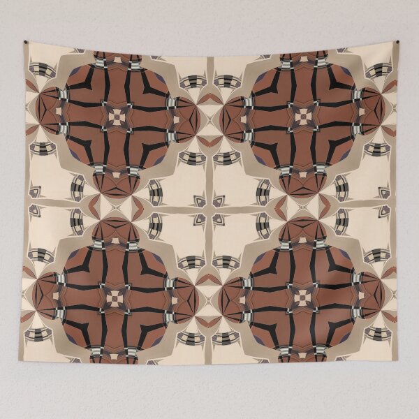 Item preview,  Brown Brocade Surface Pattern by Jenny Meehan 3 designed and sold by Jenny Meehan Art Prints and Patterns  .